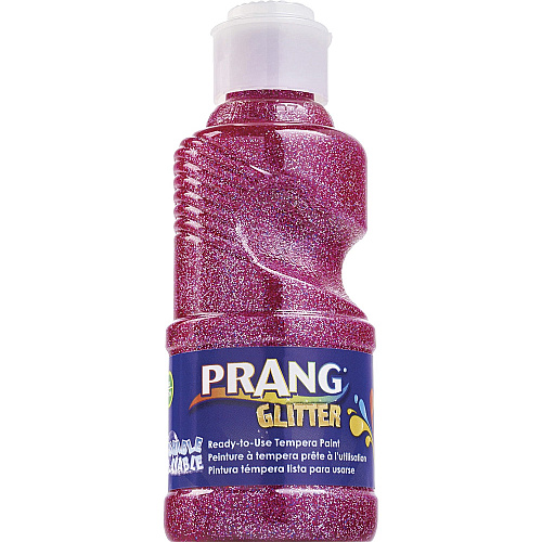 Prang Ready-to-Use Glitter Paint Glitter Pink - 8 fl oz - Washable - 1 Each (X11777)