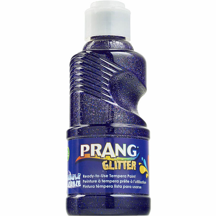Prang Ready-to-Use Glitter Paint Glitter Purple - 8 fl oz - Washable - 1 Each (X11776)