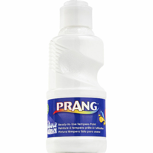 Prang Ready-to-Use Washable Tempera Paint White - 8 fl oz - Washable - 1 Each (X10807)