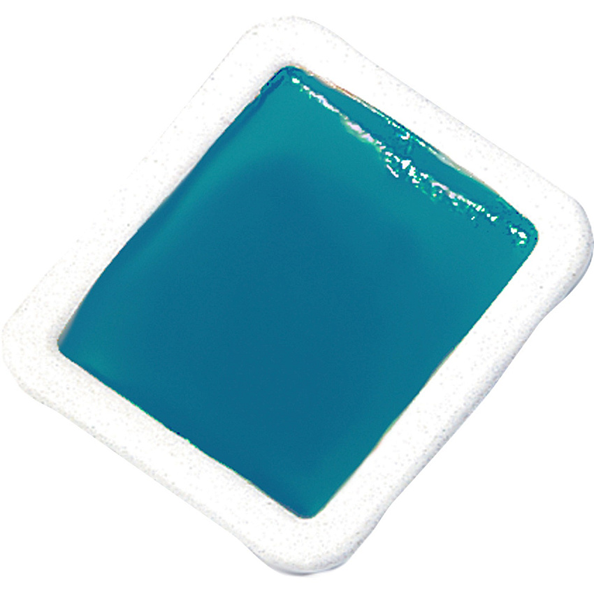 Prang Half-Pan Watercolors Refill Turquoise Blue - 1 Dozen (X8019)