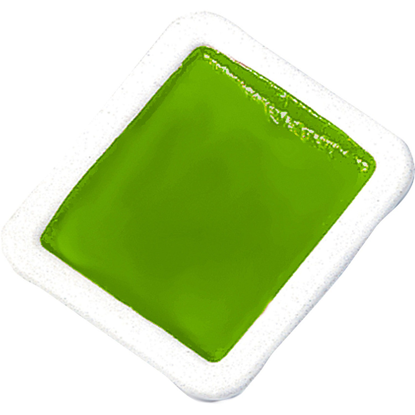 Prang Half-Pan Watercolors Refill Yellow Green - 1 Dozen (X8012)