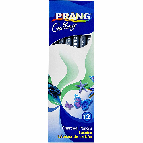 Prang Charcoal Pencils Black Lead - 12 / Pack (X60100)
