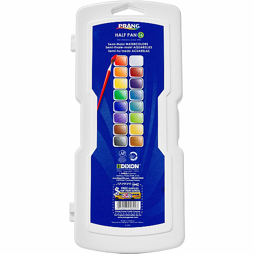Prang Half Pan Watercolor Set 1 / Set - Assorted (X1600)