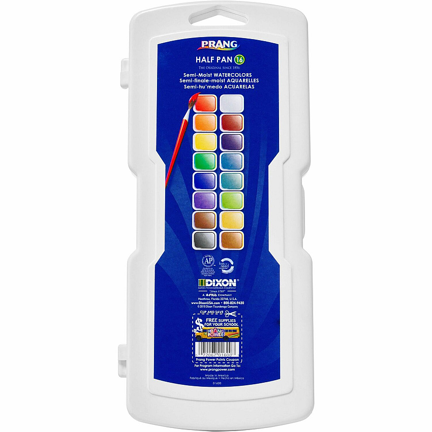 Prang Half Pan Watercolor Set 1 / Set - Assorted (X1600)