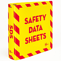 Avery UltraDuty Ring Binder Letter - 8 1/2" x 11" Sheet Size - 530 Sheet Capacity - 3 1/10" Spine Width - 3 x 2" Ring(s) - Fastener(s): Slant Ring - Pocket(s): 0 - Polypropylene - Yellow, Red - Durable, Flexible, Water Resistant, Abrasion Resistan (77712)