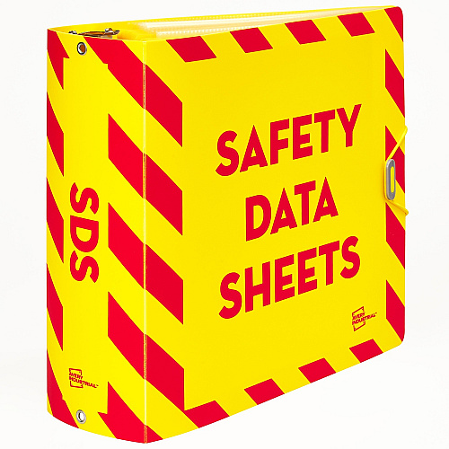 Avery UltraDuty Ring Binder Letter - 8 1/2" x 11" Sheet Size - 735 Sheet Capacity - 4 45/64" Spine Width - 3" Ring(s) - Fastener(s): Slant Ring - Pocket(s): 0 - Polypropylene - Yellow, Red - Durable, Heavy Duty, Flexible, Water Resistant, Abrasion (77714)