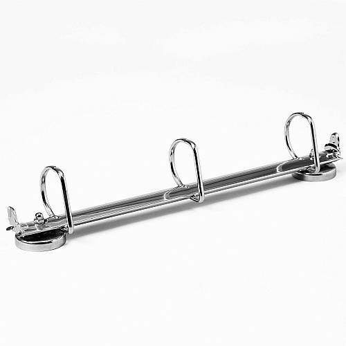 Avery Magnetic Hanging Binder Rings 1 1/2" Binder Capacity - 8 1/2" x 11" Sheet Size - 375 Sheet Capacity - 3 Ring(s) - Fastener(s): Slant Ring - Pocket(s): 0 - Metal - Silver - Wrinkle-free - 1 Each (77715)