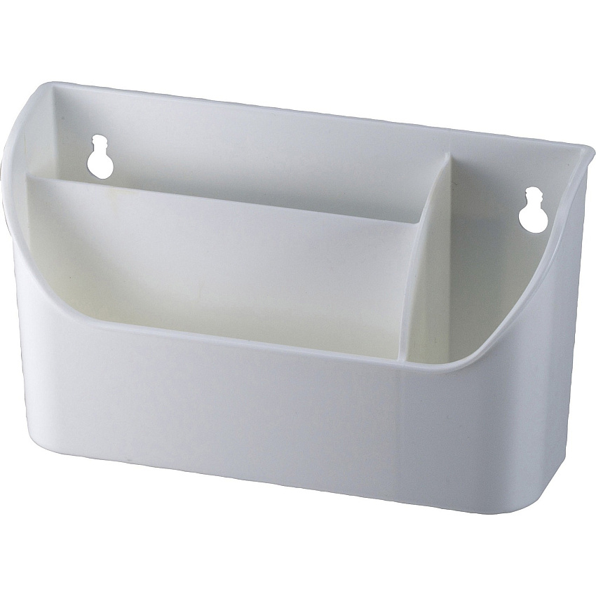 Officemate MagnetPlus Magnetic Organizer, White 4.76" Height x 8" Width x 2.48" Depth - Magnetic - White - 1 Each (92550)