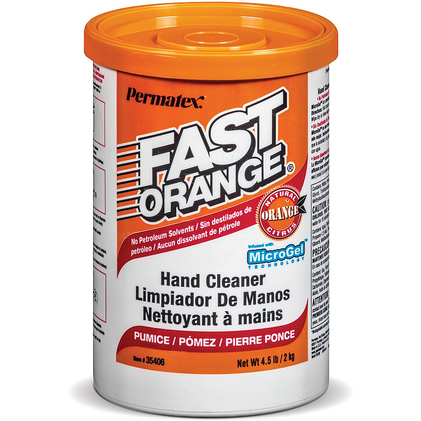 Permatex Pumice Cream Hand Cleaner Citrus Scent - 4.50 lb - Tube Dispenser - Grease Remover, Grime Remover, Stain Remover, Odor Remover, Resin Remover, Oil Remover, Tar Remover, Soil Remover, Ink Remover, Adhesive Remover, Paint Remover, ... - Han (35406)