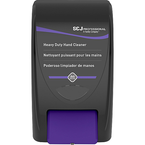 SC Johnson Hand Soap 2000 Manual Dispenser Manual - 2.11 quart Capacity - Durable, Antimicrobial, Locking Mechanism, Site Window - Black - 1 Each (HVY2LDB)