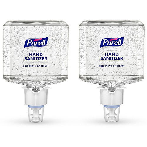 PURELL&reg; Advanced Hand Sanitizer Gel Refill Citrus, Fruity Scent - 1.27 quart - Kill Germs - Hand, Skin - Clear - Dye-free, Hygienic - 2 / Carton (506302)
