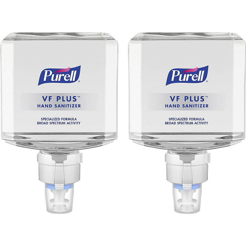 PURELL&reg; VF PLUS Hand Sanitizer Gel Refill 1.27 quart - Pump Dispenser - Kill Germs, Bacteria Remover - Restaurant, Cruise Ship, Hand - Quick Drying, Fragrance-free, Hygienic, Dye-free - 2 / Carton (509902)