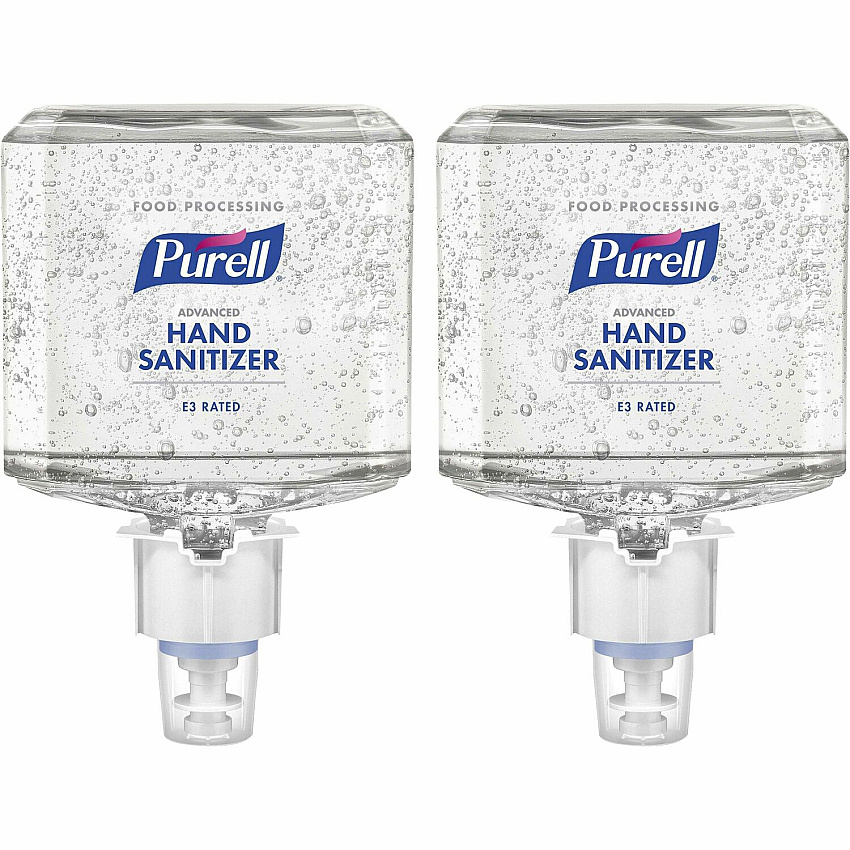 PURELL&reg; Hand Sanitizer Gel Refill 1.27 quart - Bacteria Remover, Kill Germs, Food Remover - Hand - Dye-free, Fragrance-free, No Rinse, Hygienic - 2 / Carton (646102)
