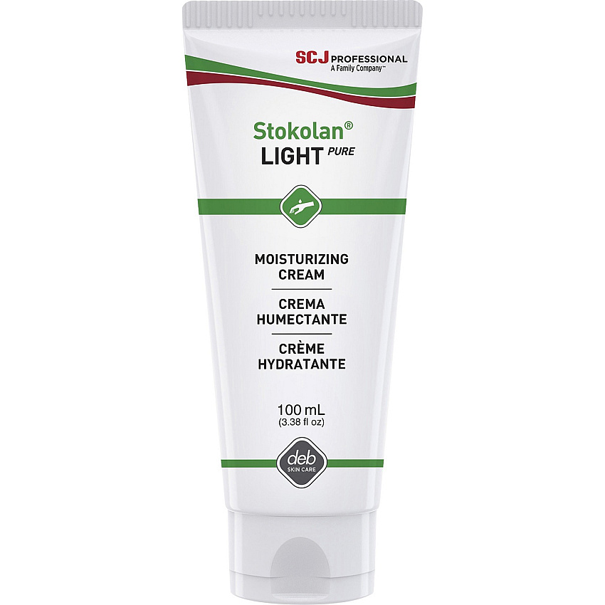 SC Johnson Stokolan Skin Conditioning Cream Cream - 3.38 fl oz - Tube - For Dry, Sensitive Skin - Healthcare Working, Hospitality, Industrial, Office & Commercial Facilities - Non-greasy, Dye-free, Silicon-free, Fragrance-free, Moisturising, Hy (RES100ML)