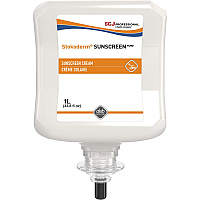 SC Johnson UV Skin Protection Cream Cream - 1.06 quart - SPF 30 - Skin, Outdoor - UV Resistant, Water Resistant, Perfume-free, Non Allergic, Non-irritating, Non-greasy, UVB Protection, UVA Protection - 6 / Carton (SUN1L)
