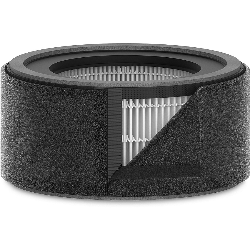 TruSens Replacement Filter 2in1 HEPA for TruSens Z1000AP HEPA/Activated Carbon - For Air Purifier - Remove Dust, Remove Gases, Remove Odor, Remove Pet Hair, Remove Micro Organisms, Remove Allergens, Remove Volatile Organic Compound, Remove Ai (AFHZ100001)