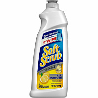 Soft Scrub Total All-purpose Bath/Kitchen Cleanser 26 fl oz (0.8 quart) - Lemon, Fresh Scent - Phosphate-free, Abrasive - White - 1 Each (00865)
