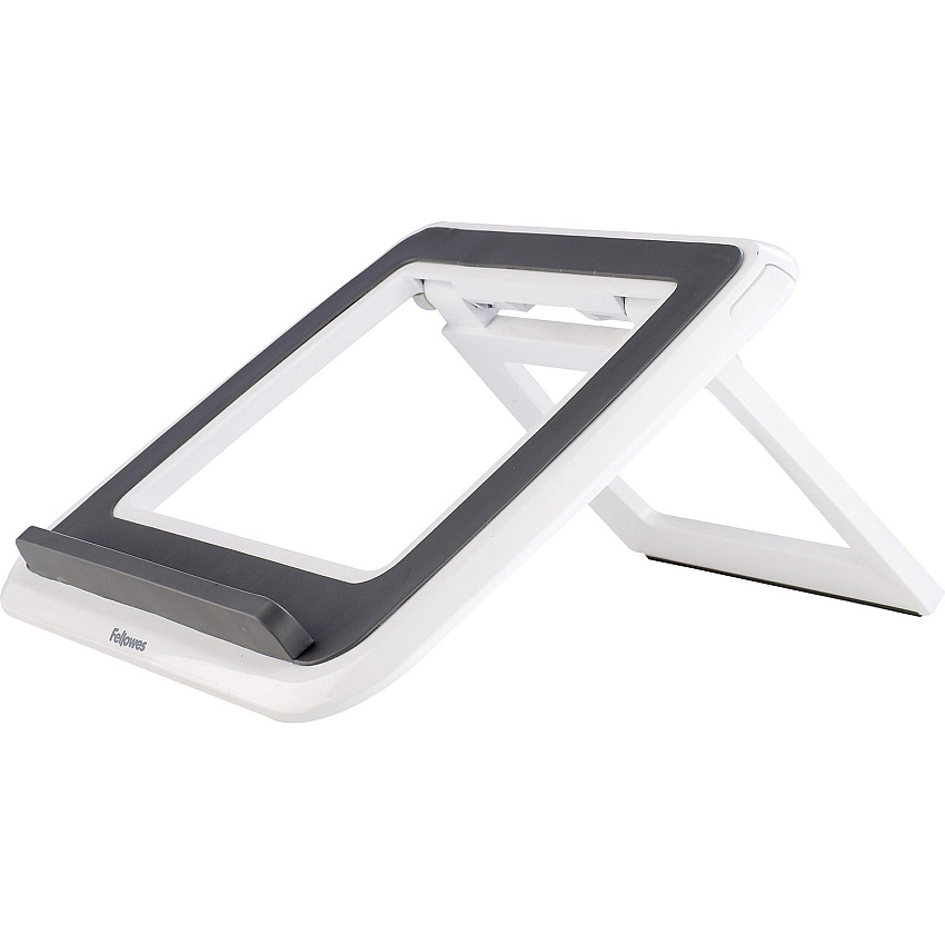 Fellowes I-Spire Series Laptop Quick Lift - White Up to 17" Screen Support - 1.65" Height x 12.60" Width x 11.26" Depth - ABS Plastic - White (8210101)