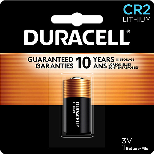 Duracell Ultra CR2 Lithium Battery For Camera, Flashlight, Computer, Memory Backup - 3 V DC - 1 / Pack (DLCR2B)