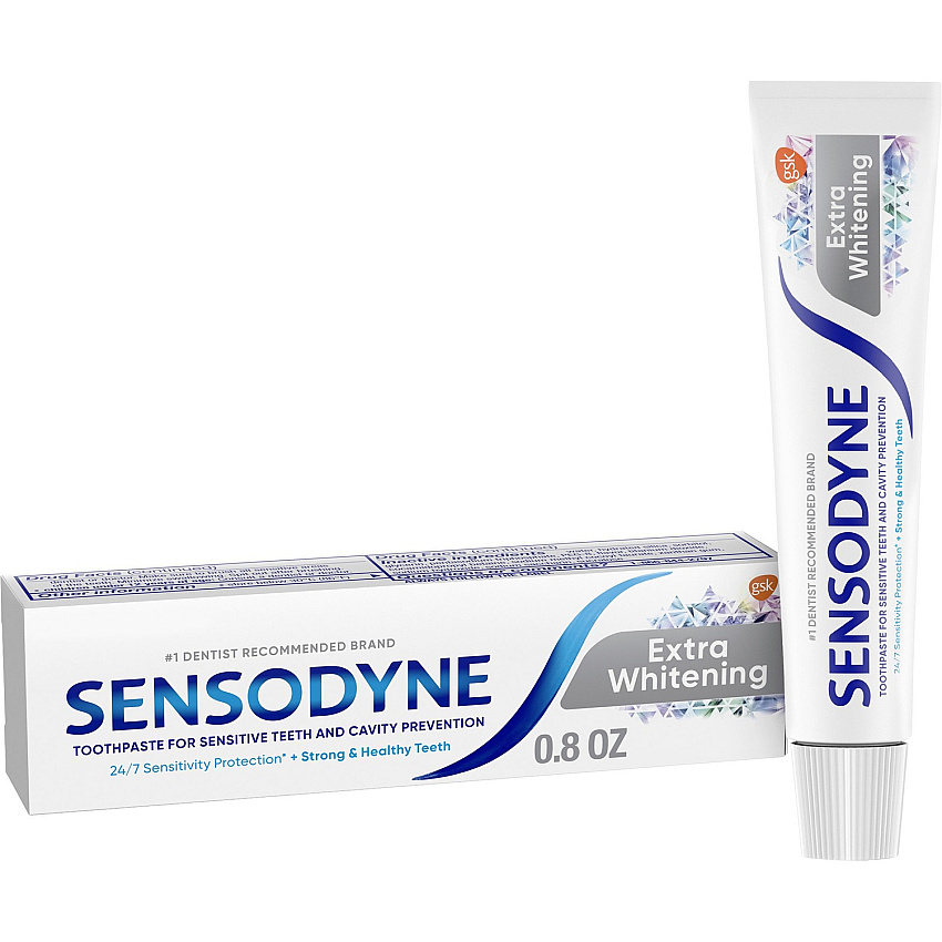 Sensodyne Extra Whitening Toothpaste 36 / Carton - White (08434)