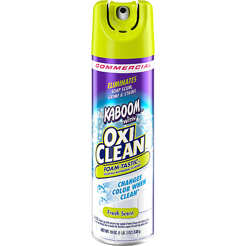 Kaboom Foam-Tastic Bathroom Cleaner Ready-To-Use - 19 oz (1.19 lb) - Fresh Scent - Residue-free, Fast Acting, Non-staining, CFC-free - 1 Each (5703700071)