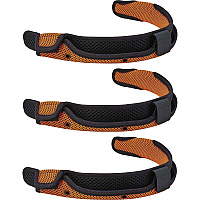 Ergodyne 8984 Hard Hat Sweatband Replacement (3-Pack) Hook & Loop Attachment - Orange - 3 / Pack (60194)