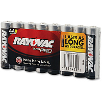 Rayovac Ultra Pro Alkaline AA Battery 8-Packs For Multipurpose - AA - 1.5 V DC - 8/Pack - 12 / Carton (ALAA8JCT)