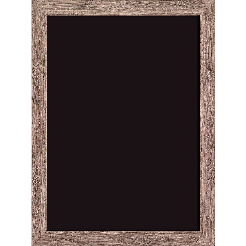 U Brands Decor Magnetic Chalkboard 18" (1.5 ft) Width x 24" (2 ft) Height - Decor Rustic Frame - Horizontal/Vertical - 1 Each (4550U0001)