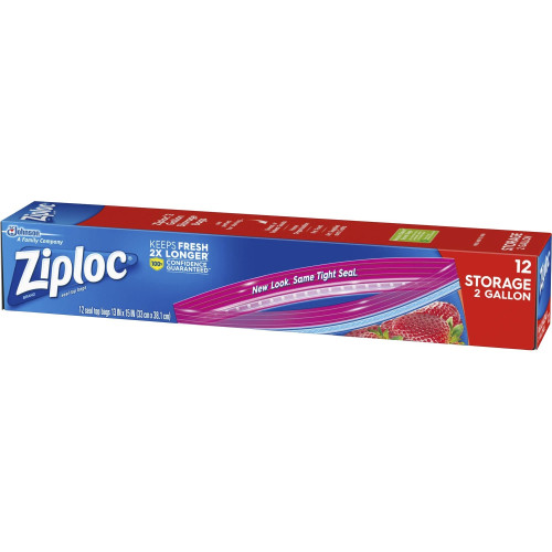 Ziploc 2-gallon Storage Bags (664531)