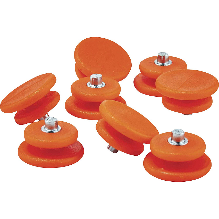Ergodyne 6301 Replacement Studs for Cleat, Boot, Shoe - Carbon Steel - Orange - 8 / Pack (16795)
