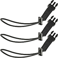 Ergodyne 3026 Standard Accessory Pack Retractables - Loops 2 lb Load Capacity - Standard - Loop Attachment - 1.5" Height x 7" Width x 5.3" Length - Black - Nylon Webbing - 3 / Pack (19326)