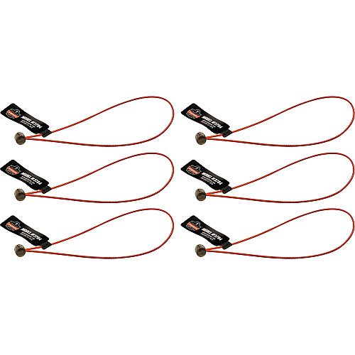 Ergodyne 3704 Wire Tool Attachment - Loop Tool Tail? - 2lbs (6-Pack) 0.1" Height x 4.8" Width - Orange - Stainless Steel, Polyurethane - 6 / Pack (19707)