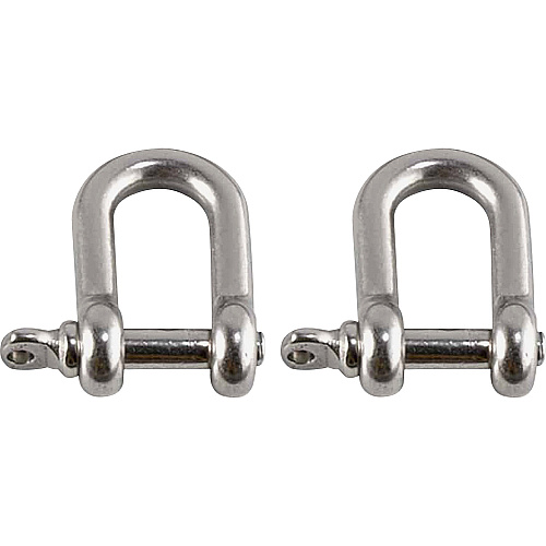 Ergodyne 3790 Tool Shackle (2-Pack) 0.5" Height x 4.5" Width - Stainless - Stainless Steel - 2 / Pack (19792)
