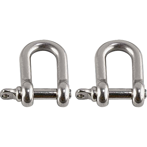 Ergodyne 3790 Tool Shackle (2-Pack) 0.6" Height x 4.3" Width - Stainless - Stainless Steel - 2 / Pack (19794)