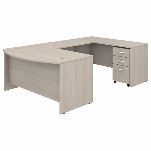 Bush Business Furniture Studio C 60W x 36D U Shaped Desk with Mobile File Cabinet (STC005SOSU)