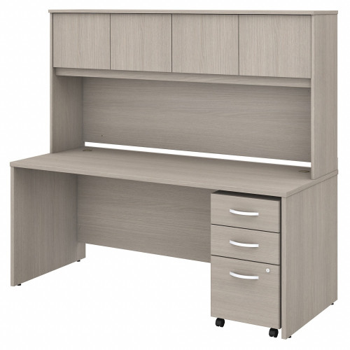 Bush Business Furniture Studio C 72W x 30D Office Desk with Hutch and Mobile File Cabinet (STC011SOSU)