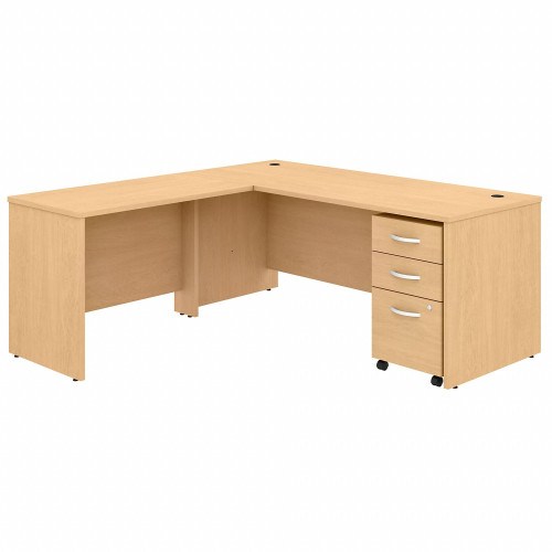 Bush Business Furniture Studio C 72w X 30d L Shaped Desk With Mobile File Cabinet And 42w Return (STC007ACSU)