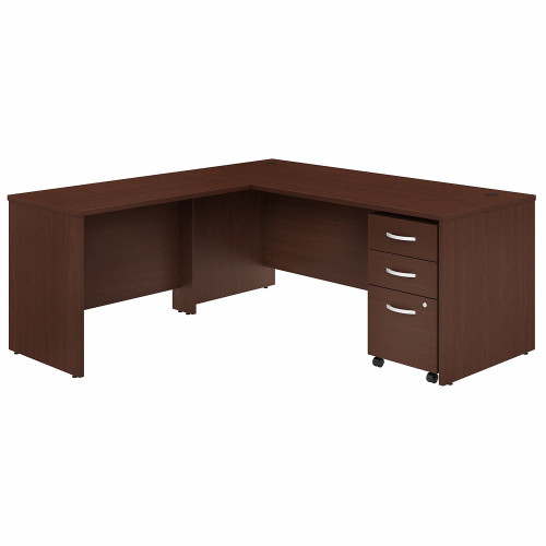 Bush Business Furniture Studio C 72w X 30d L Shaped Desk With Mobile File Cabinet And 42w Return (STC007CSSU)