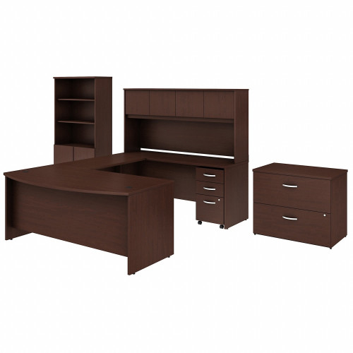 Bush Business Furniture Studio C Desk/Hutch/Bookcase/File Cabinet (STC001CSSU)