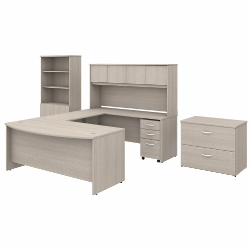 Bush Business Furniture Studio C Desk/Hutch/Bookcase/File Cabinet (STC001SOSU)