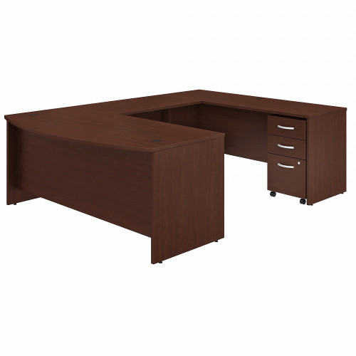 Bush Business Furniture Studio C 72W x 36D U Shaped Desk with Mobile File Cabinet (STC004CSSU)