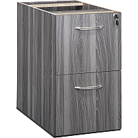 Safco Aberdeen Series Credenza Pedestal, File/File Rectangle - 27.5" Height x 15.3" Width x 20" Depth Pedestal, 9.2" Height x 12" Width x 15.8" Depth Drawer, 1" Thickness Surface, 9.4" Height x 12" Width x 17.1" Depth Inside Drawer - Total Draw (AFF20LGS)
