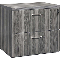 Safco Aberdeen Series 36" Freestanding Lateral File Rectangle - 9.2" Height x 32.5" Width x 17.4" Depth Drawer, 29.5" Height x 36" Width x 24" Depth Lateral File, 9.4" Height x 32.8" Width x 19.4" Depth Inside Drawer, 1.6" Thickness Work Surfa (AFLF36LGS)