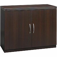 Safco Aberdeen Series Storage Cabinet 26.1" Height x 14.9" Width0.7" Thickness Door, 24.7" Height x 34.6" Width x 16.7" Depth Interior Cabinet, 29.5" Height x 36" Width x 18" Depth Cabinet - 2 Door(s) - 1 Shelve(s) - Material: Medium Density Fibe (ASCLDC)