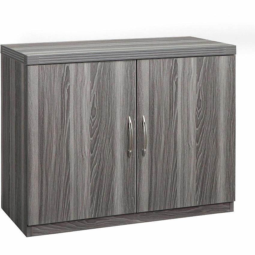 Safco Aberdeen Series Storage Cabinet 26.1" Height x 14.9" Width0.7" Thickness Door, 24.7" Height x 34.6" Width x 16.7" Depth Interior Cabinet, 29.5" Height x 36" Width x 18" Depth Cabinet - 2 Door(s) - 1 Shelve(s) - Material: Medium Density Fibe (ASCLGS)