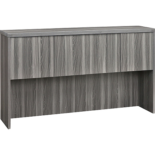 Safco Aberdeen Series 72" Hutch, Wood Doors Rectangle - 17.4" Height x 17.4" Width0.7" Thickness Door, 37.4" Height x 70" Width x 13.3" Depth Interior Cabinet, 39.1" Height x 72" Width x 15" Depth Hutch - 4 Door(s) - Material: Medium Density Fi (AHW72LGS)