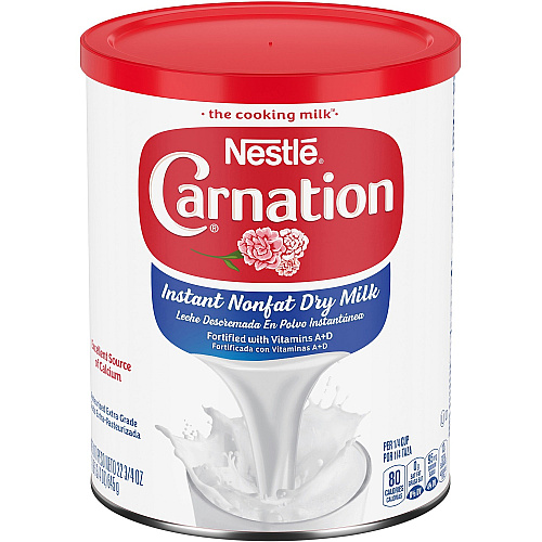 Nestle Carnation Instant Nonfat Dry Milk Powder - 1.42 lb - 4 / Carton (22928)