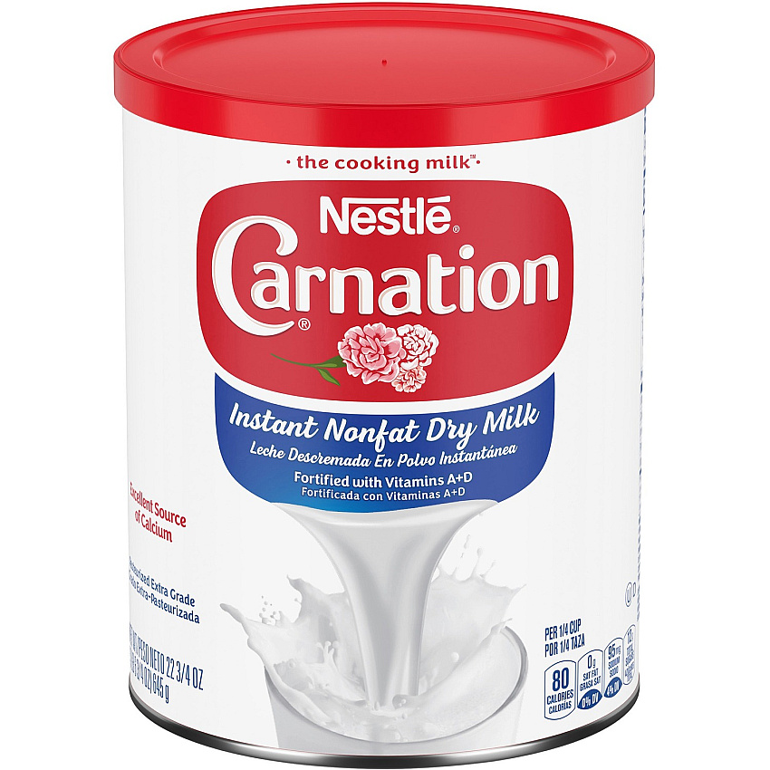 Nestle Carnation Instant Nonfat Dry Milk Powder - 1.42 lb - 4 / Carton (22928)