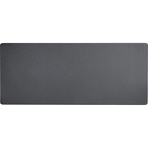 Dacasso Leatherette Keyboard/Mouse Desk Mat Rectangular - 30" Width - Leatherette, Velveteen - Black - 1 Each (P1043)