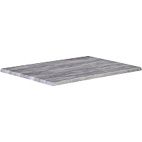 Holland Bar Stools Table Top Gray Rectangle Top - 1 Each (OD3048GRYSTN)